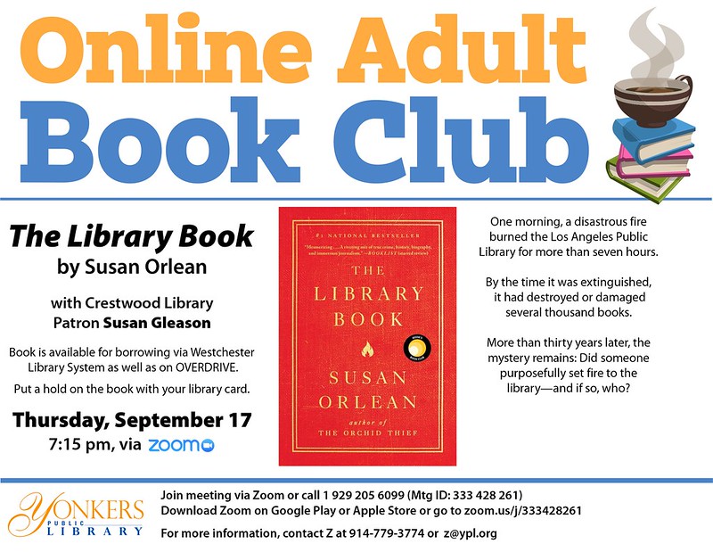 Online Book Club: The Library Book by Susan Orlean image