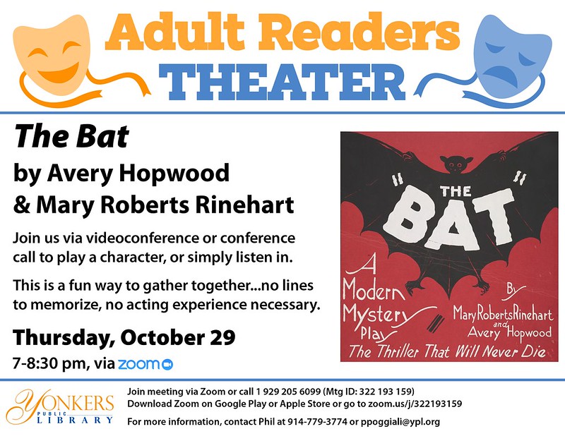Readers Theater: The Bat by Avery Hopwood & Mary Roberts Rinehart image