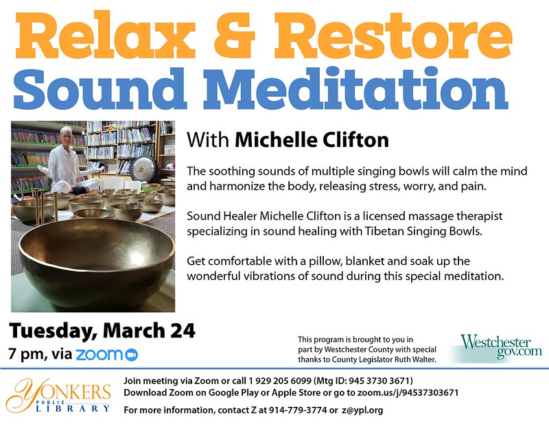 Relax & Restore Sound Meditation with Michelle Clifton | NYS Office of  Cultural Education